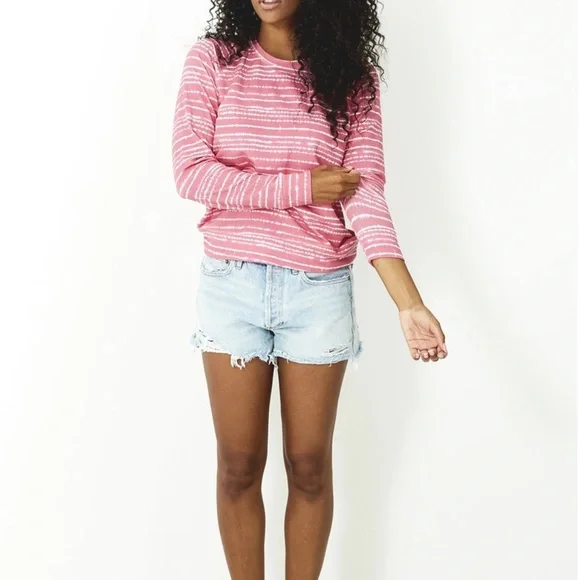 STRIPE & STARE Essential Sweatshirt - Pink Wave - Picture 7 of 8